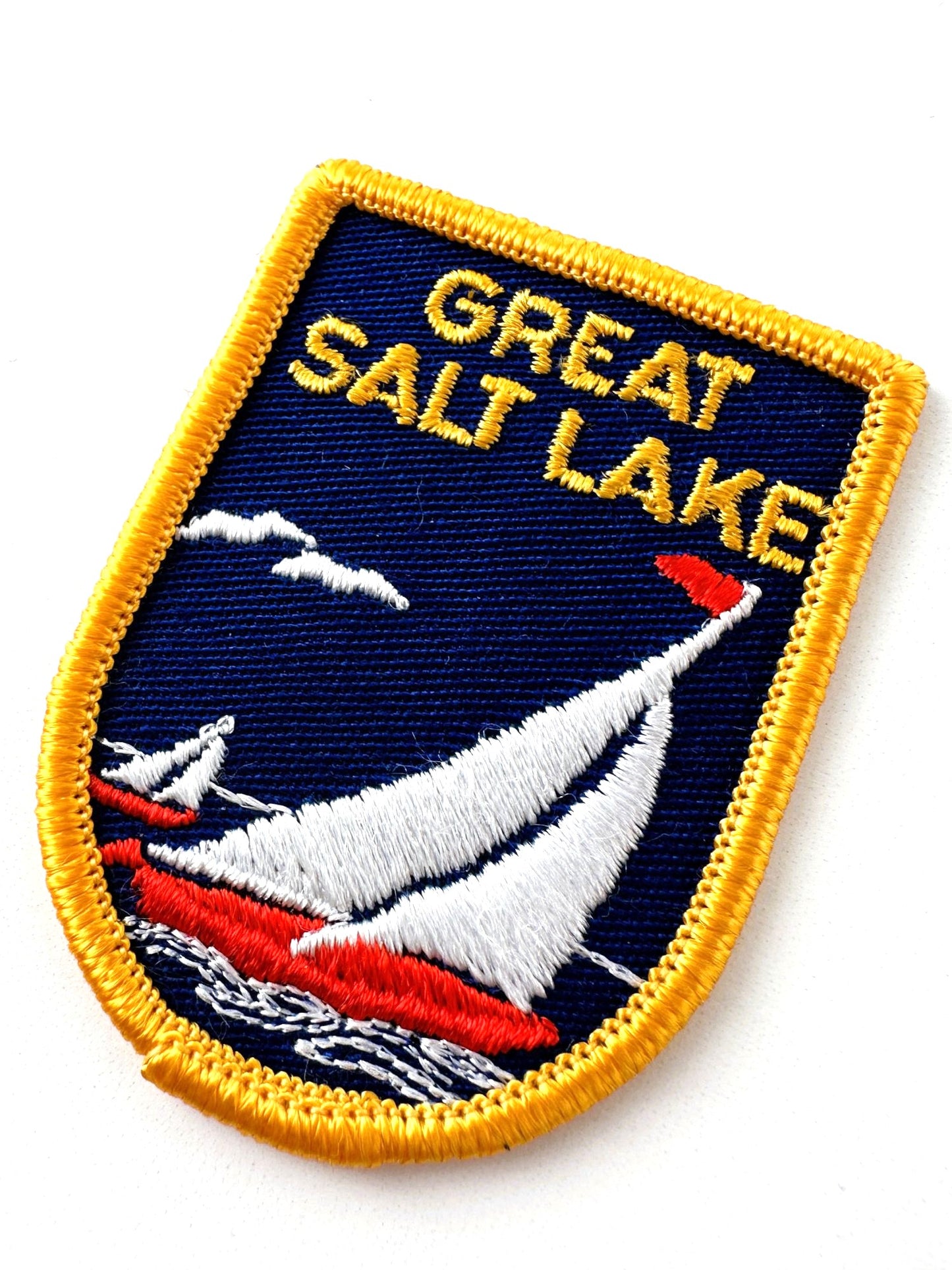 Utah Great Salt Lake Sailboat Vintage Patch