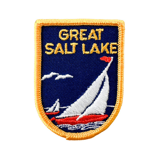 Utah Great Salt Lake Sailboat Vintage Patch