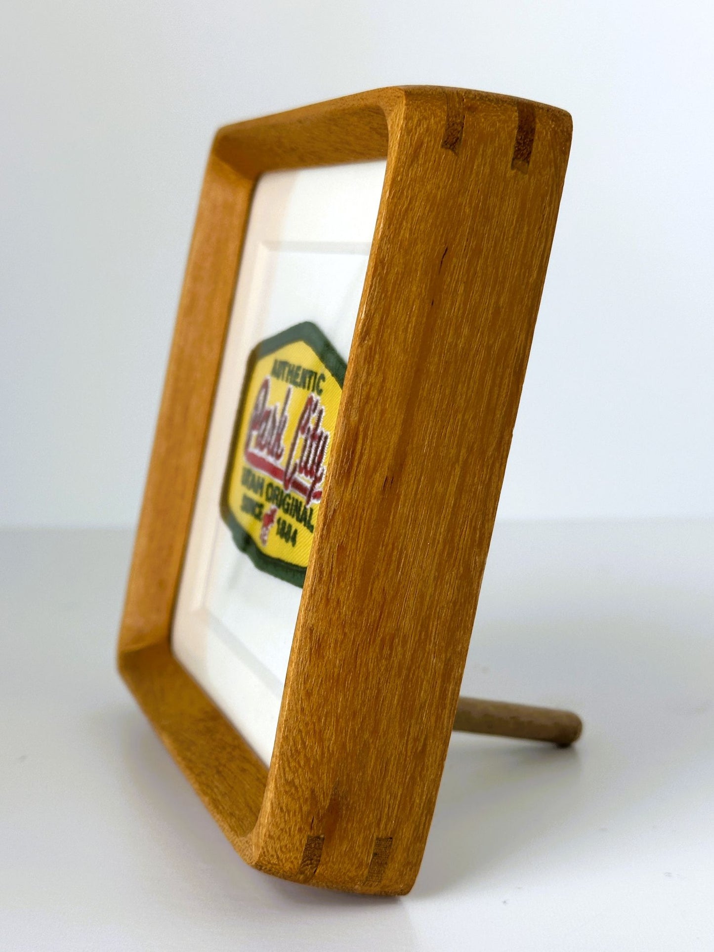 Utah Park City Vintage Patch Wood Framed