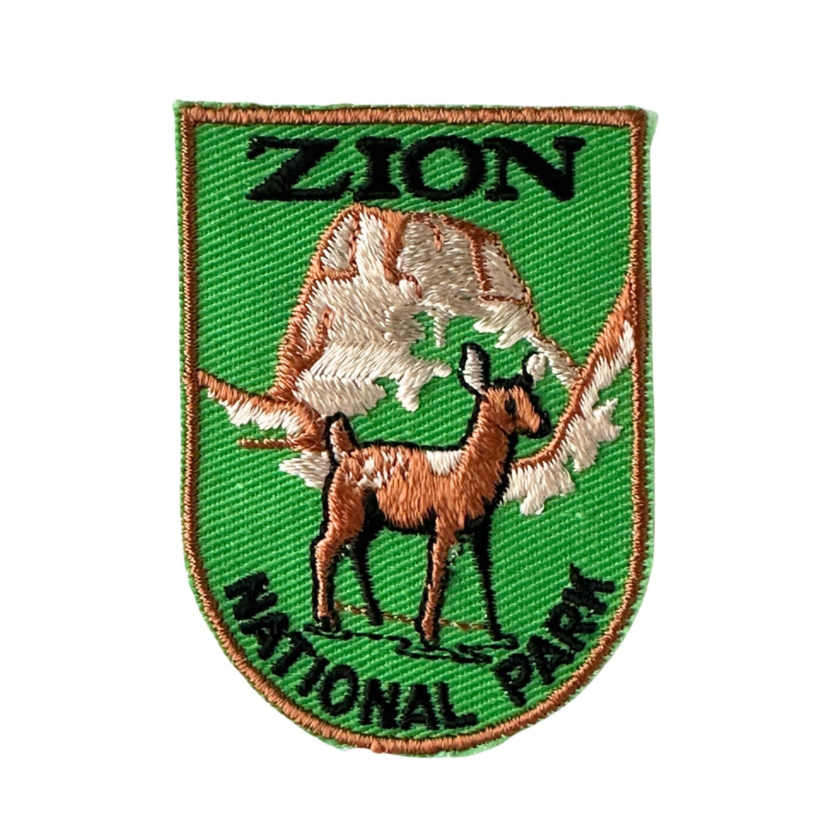 Utah Zion National Park Retro Deer Vintage Patch