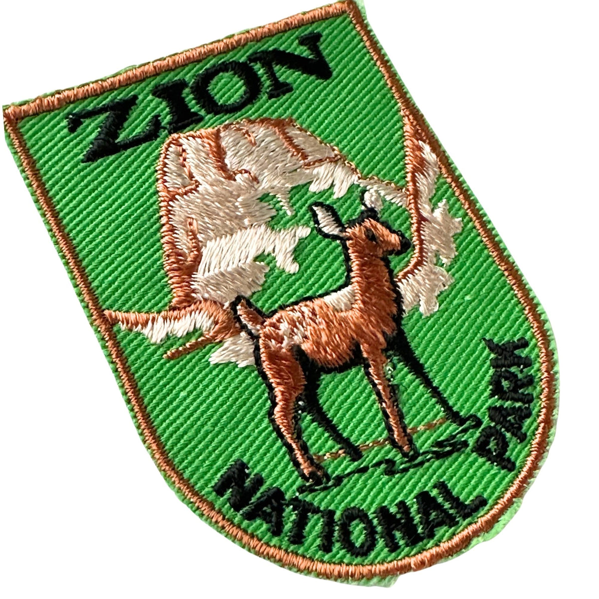 Utah Zion National Park Retro Deer Vintage Patch