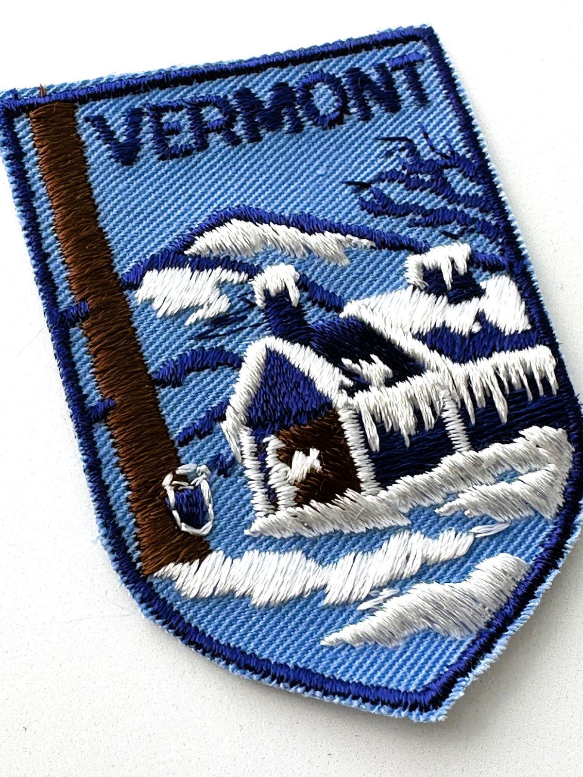 Vermont Maple Sugar Shack Winter Vintage Patch