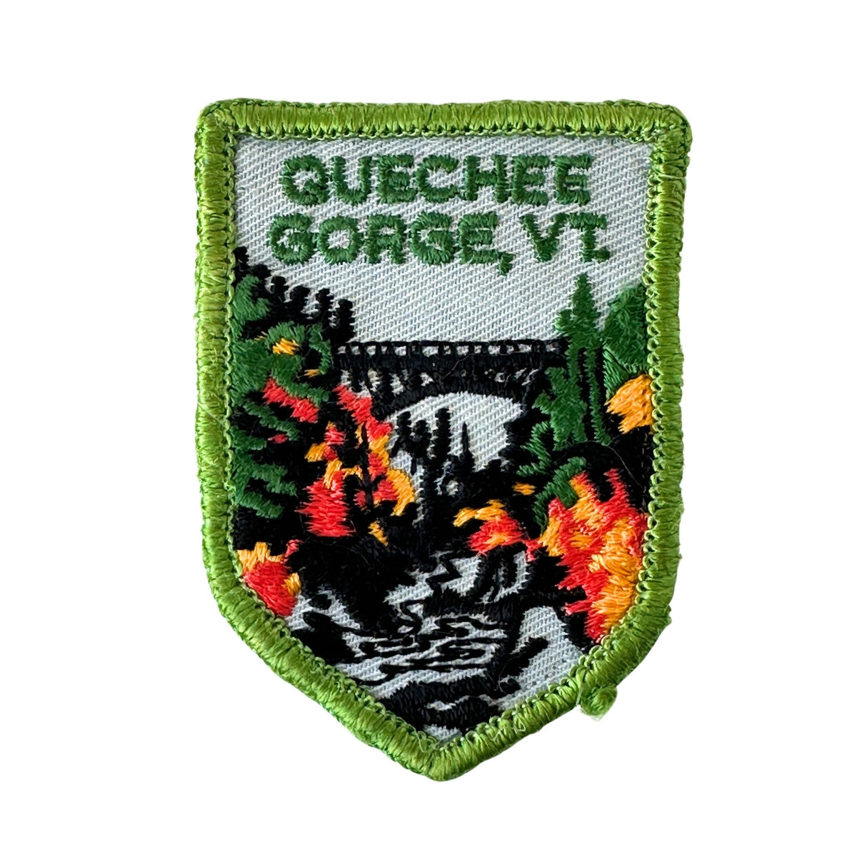 Vermont Quechee Gorge Vintage Patch