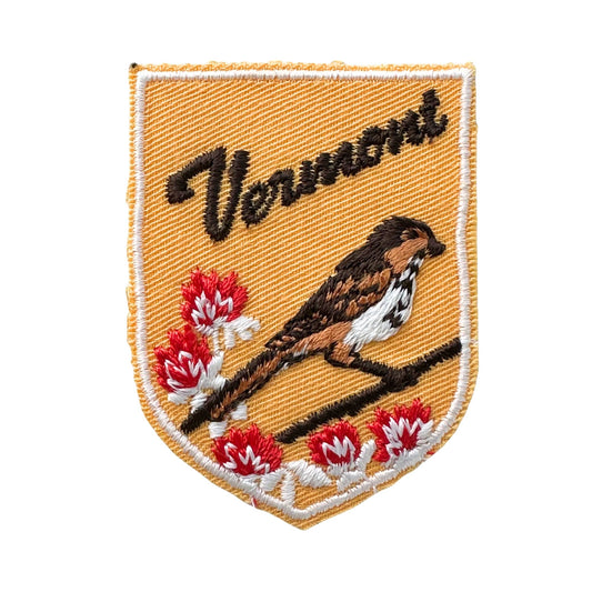 Vermont State Bird Vintage Patch