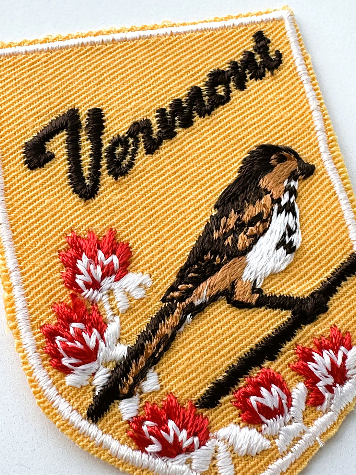 Vermont State Bird Vintage Patch