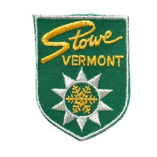 Vermont Stowe Green Vintage Patch