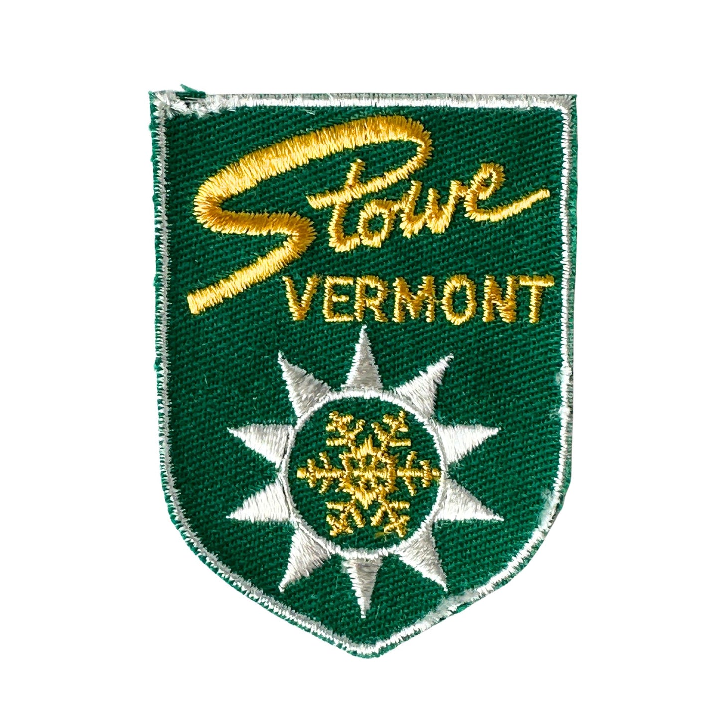 Vermont Stowe Green Vintage Patch