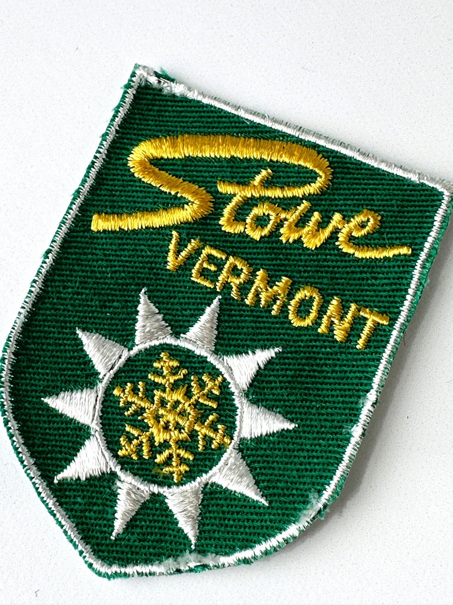 Vermont Stowe Green Vintage Patch