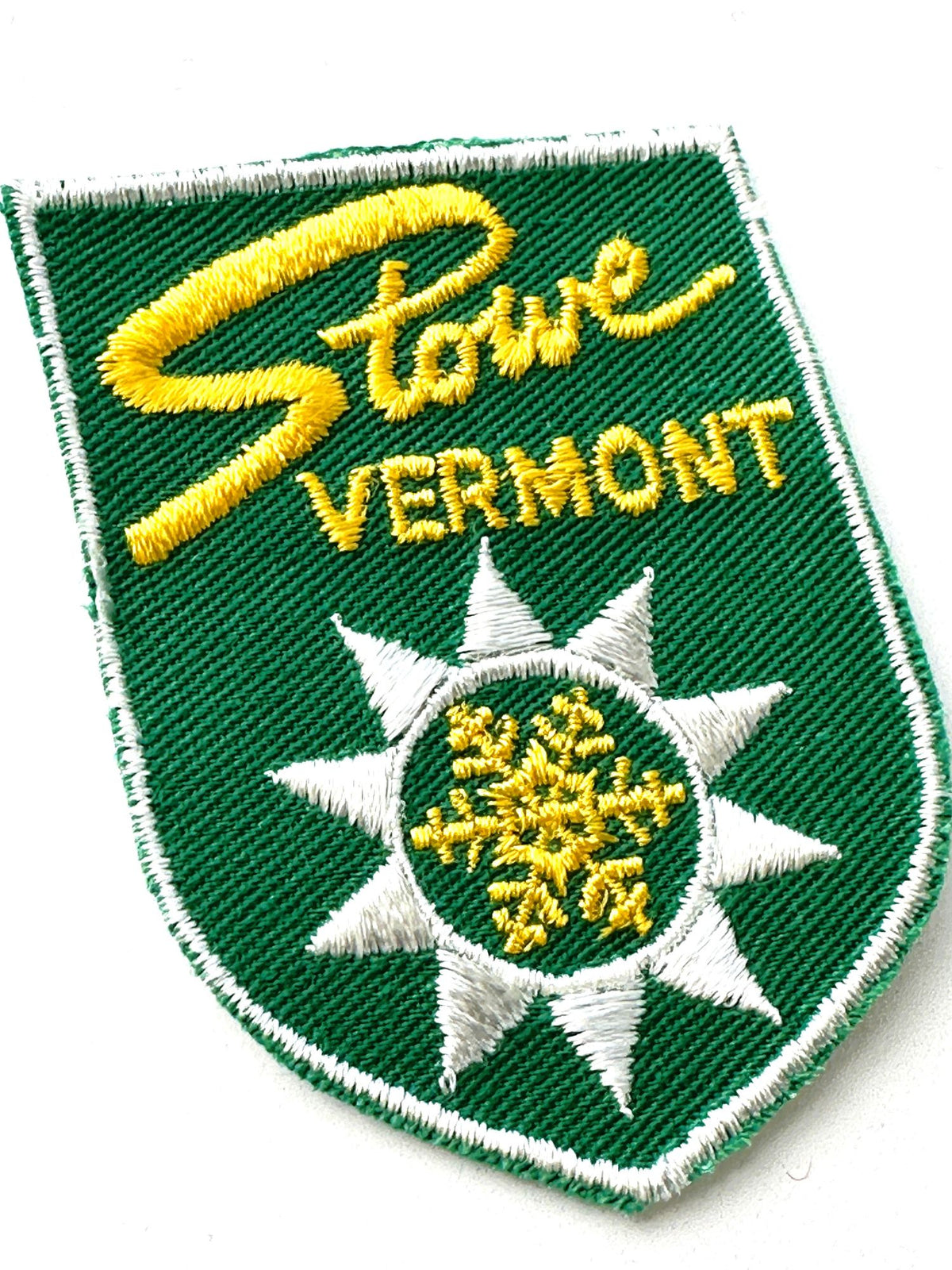 Vermont Stowe Green Vintage Patch
