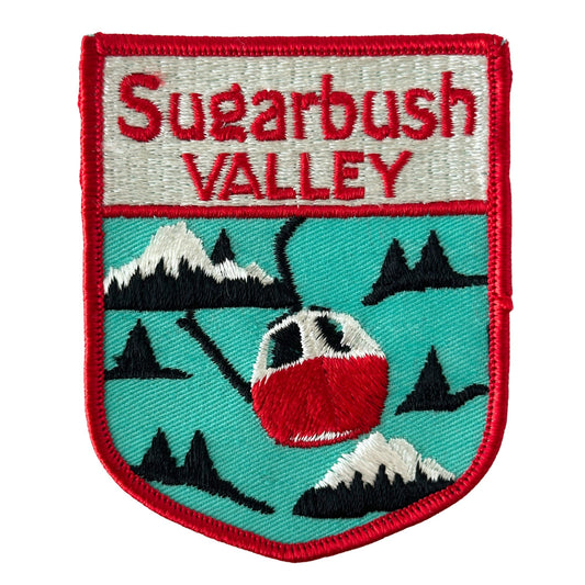 Vermont Sugarbush Valley Ski Resort Large Vintage Patch