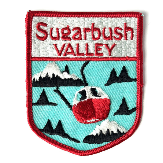 Vermont Sugarbush Valley Ski Resort Large Vintage Patch