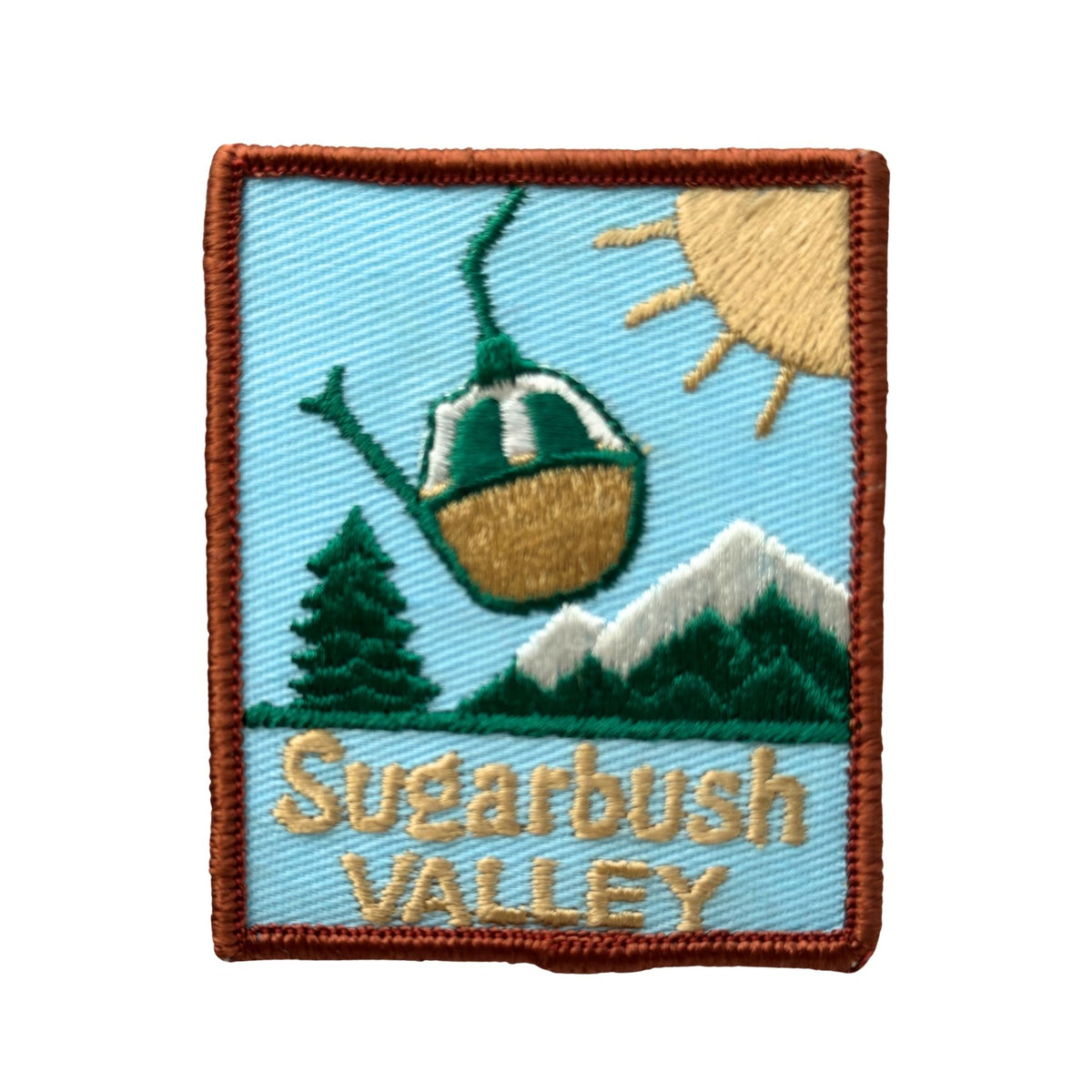 Vermont Sugarbush Valley Sunshine Ski Lift Vintage Patch
