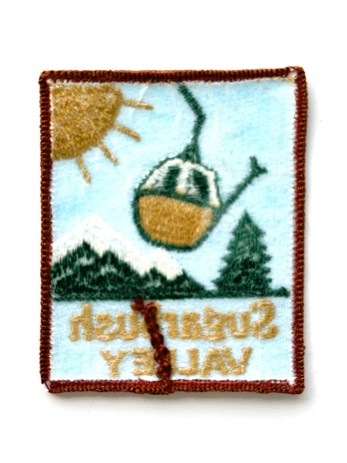 Vermont Sugarbush Valley Sunshine Ski Lift Vintage Patch