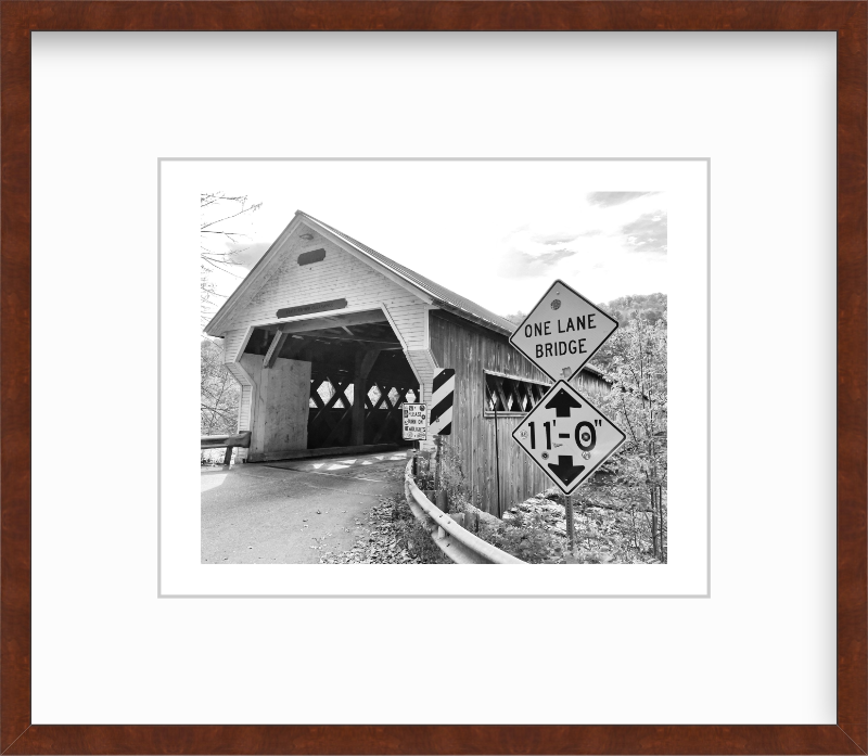 Vermont Covered Bridge Giclee Travel Print