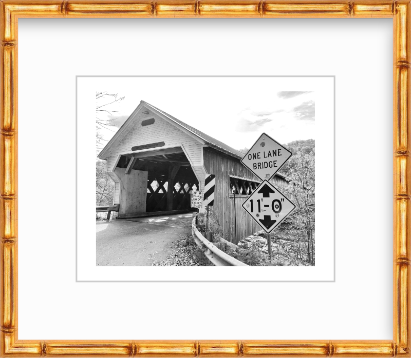 Vermont Covered Bridge Giclee Travel Print