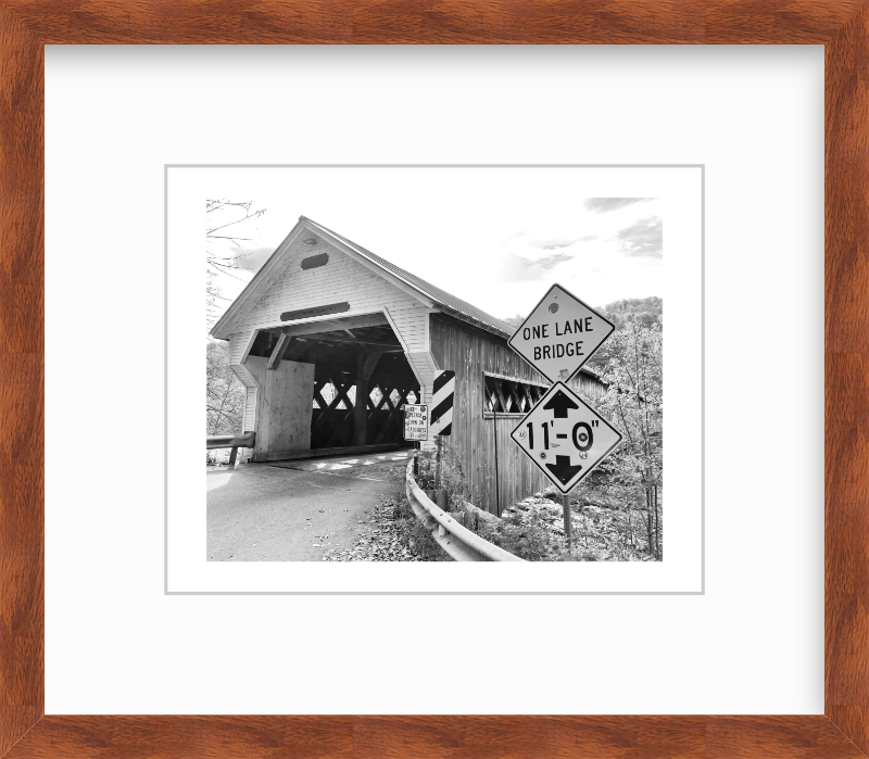 Vermont Covered Bridge Giclee Travel Print