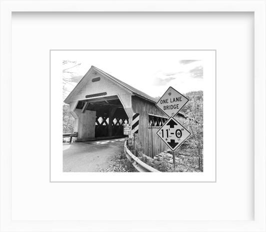 Vermont Covered Bridge Giclee Travel Print