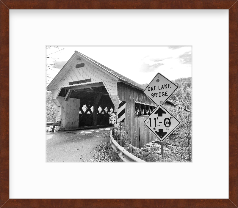 Vermont Covered Bridge Giclee Travel Print