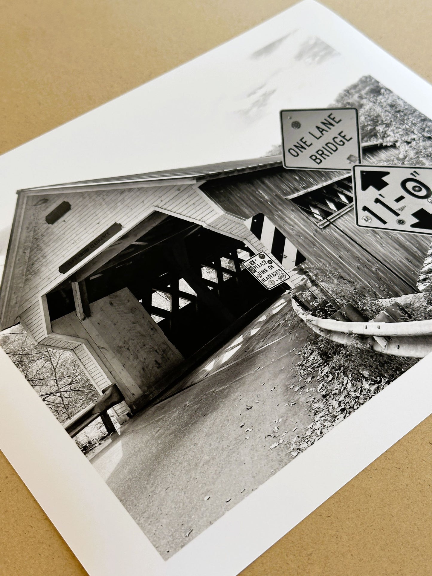 Vermont Covered Bridge Giclee Travel Print