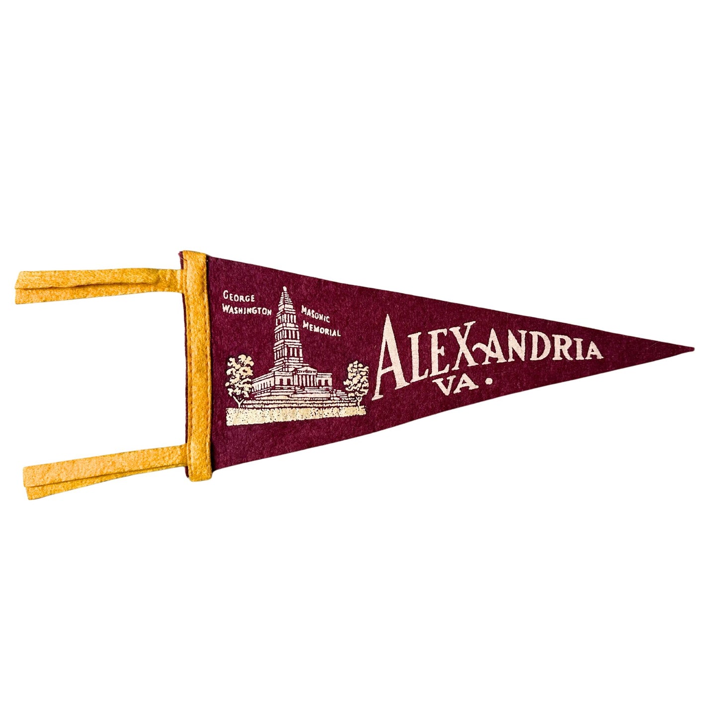Virginia Alexandria Small Vintage Pennant