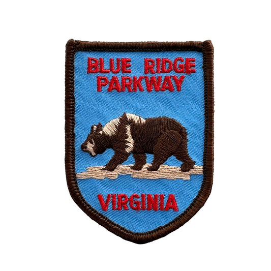 Virginia Blue Ridge Parkway Bear Vintage Patch
