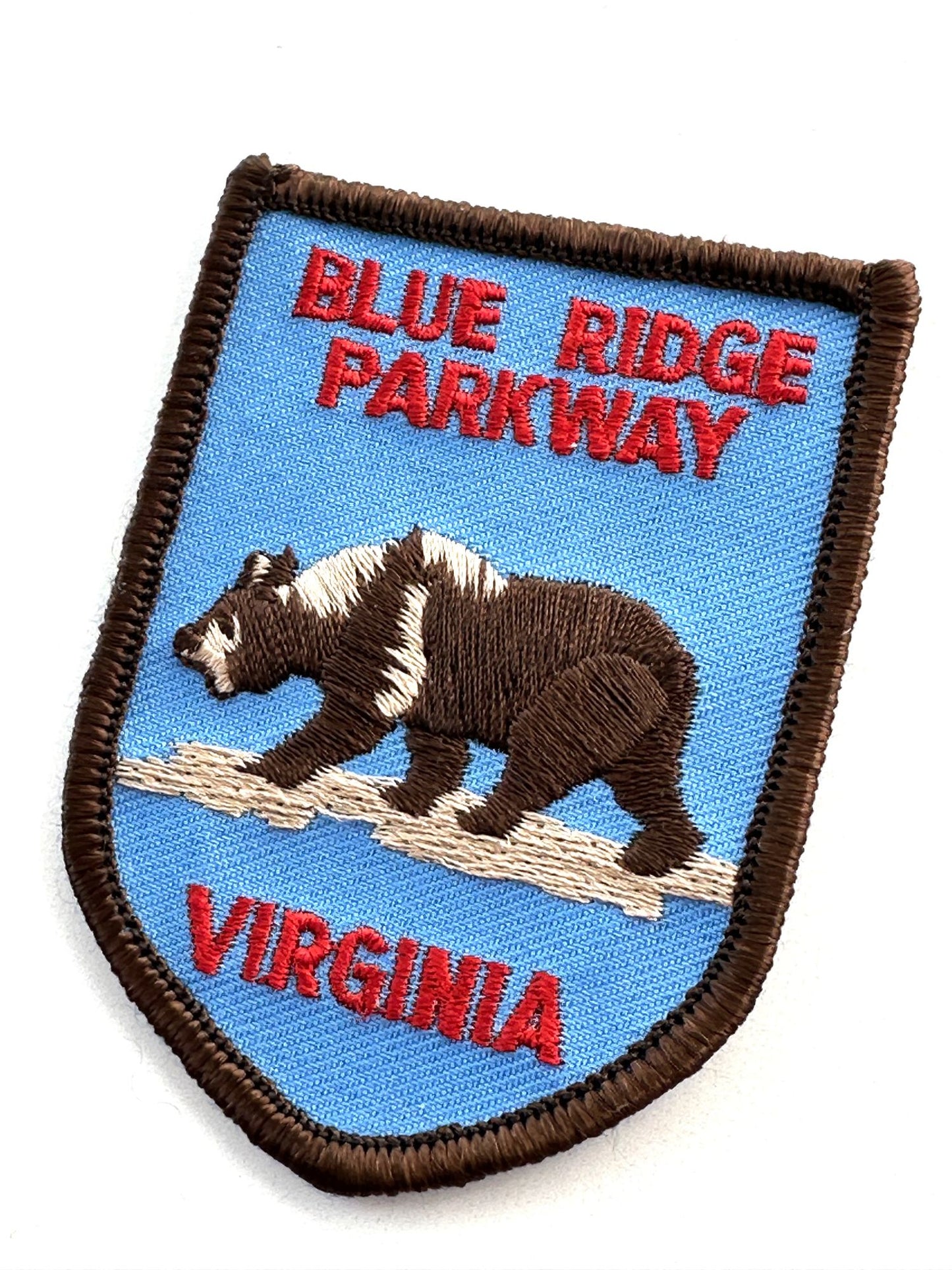 Virginia Blue Ridge Parkway Bear Vintage Patch