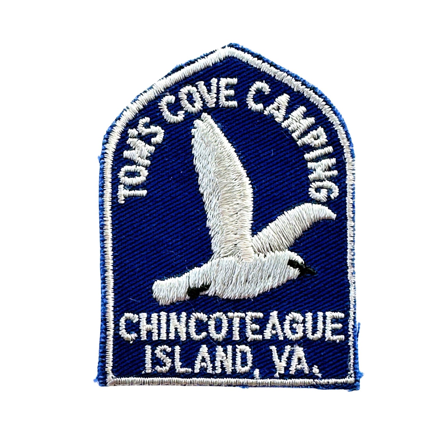 Virginia Chincoteague Island Tom's Cove Camping Vintage Patch