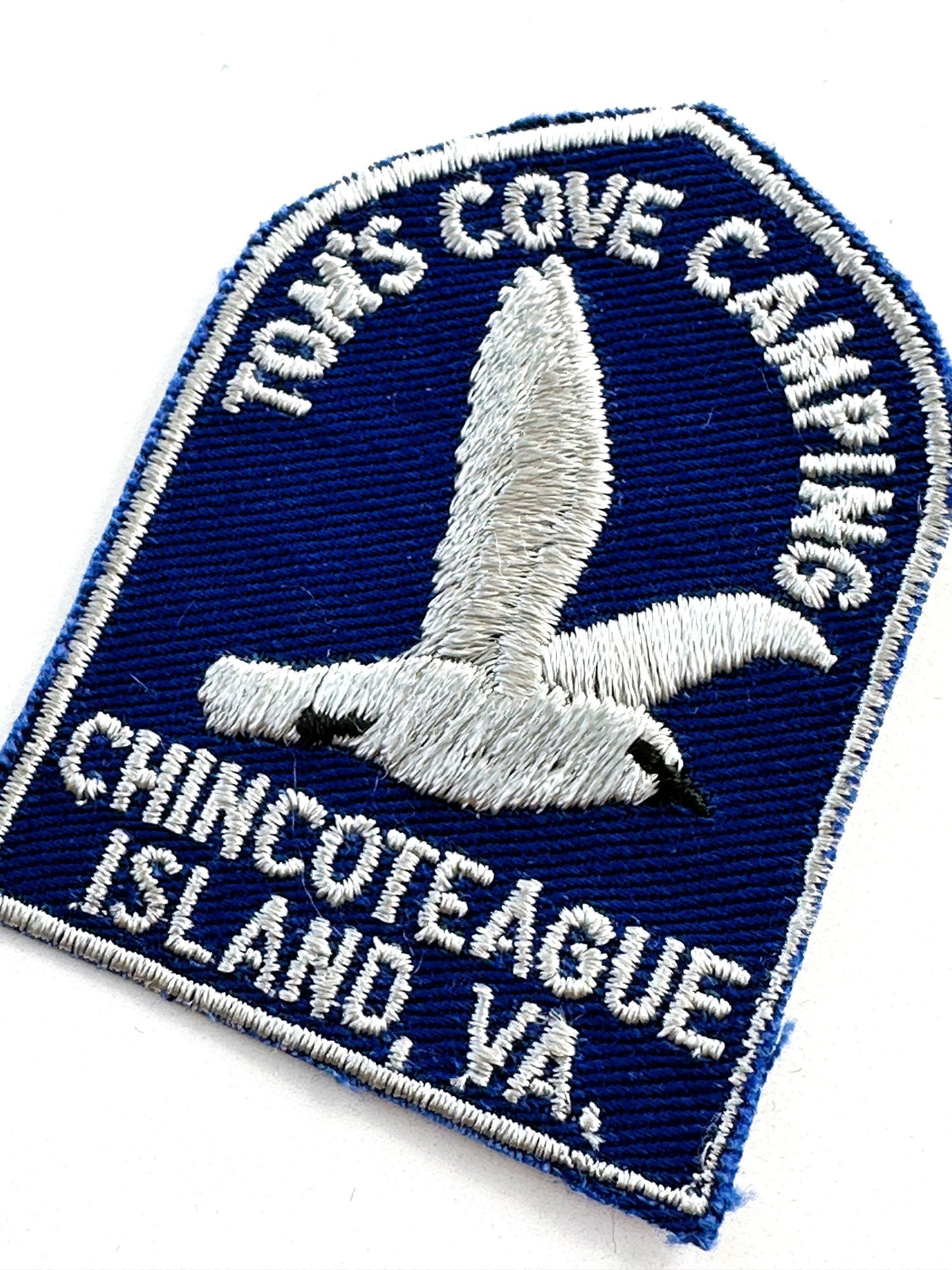 Virginia Chincoteague Island Tom's Cove Camping Vintage Patch