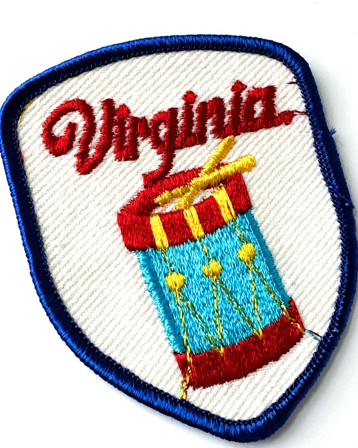 Virginia Colonial Drums Large Vintage Patch