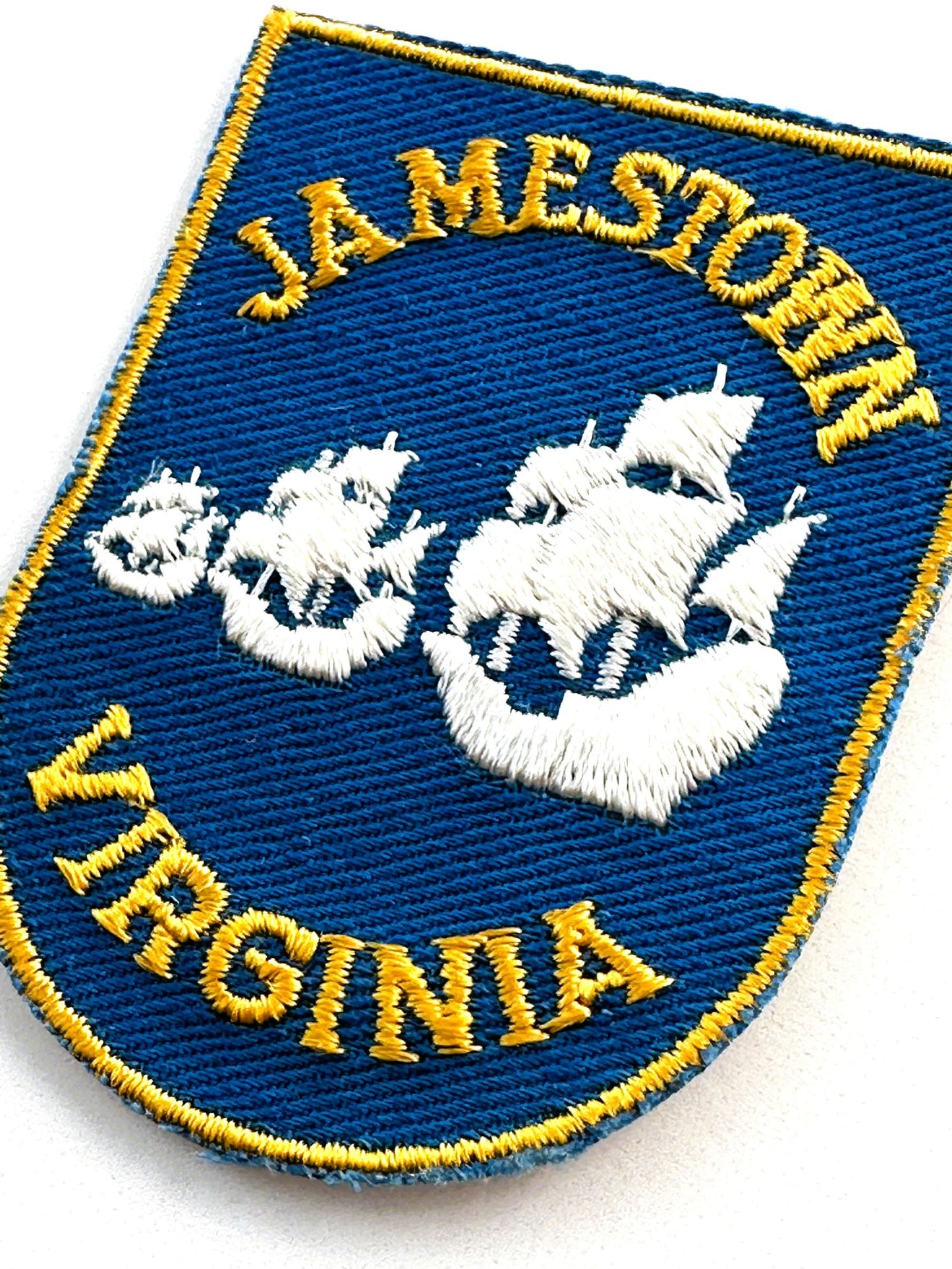 Virginia Jamestown Tall Ships Vintage Patch