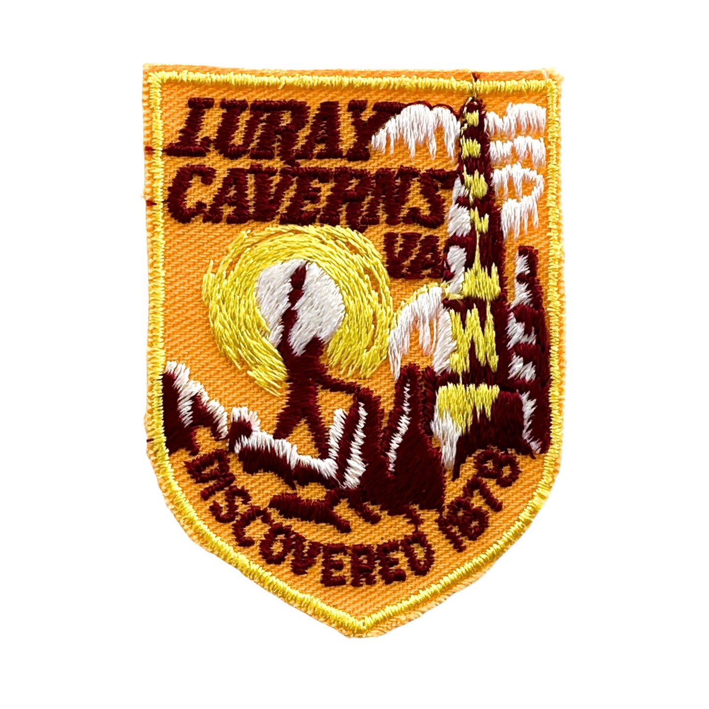 Virginia Luray Caverns Vintage Patch