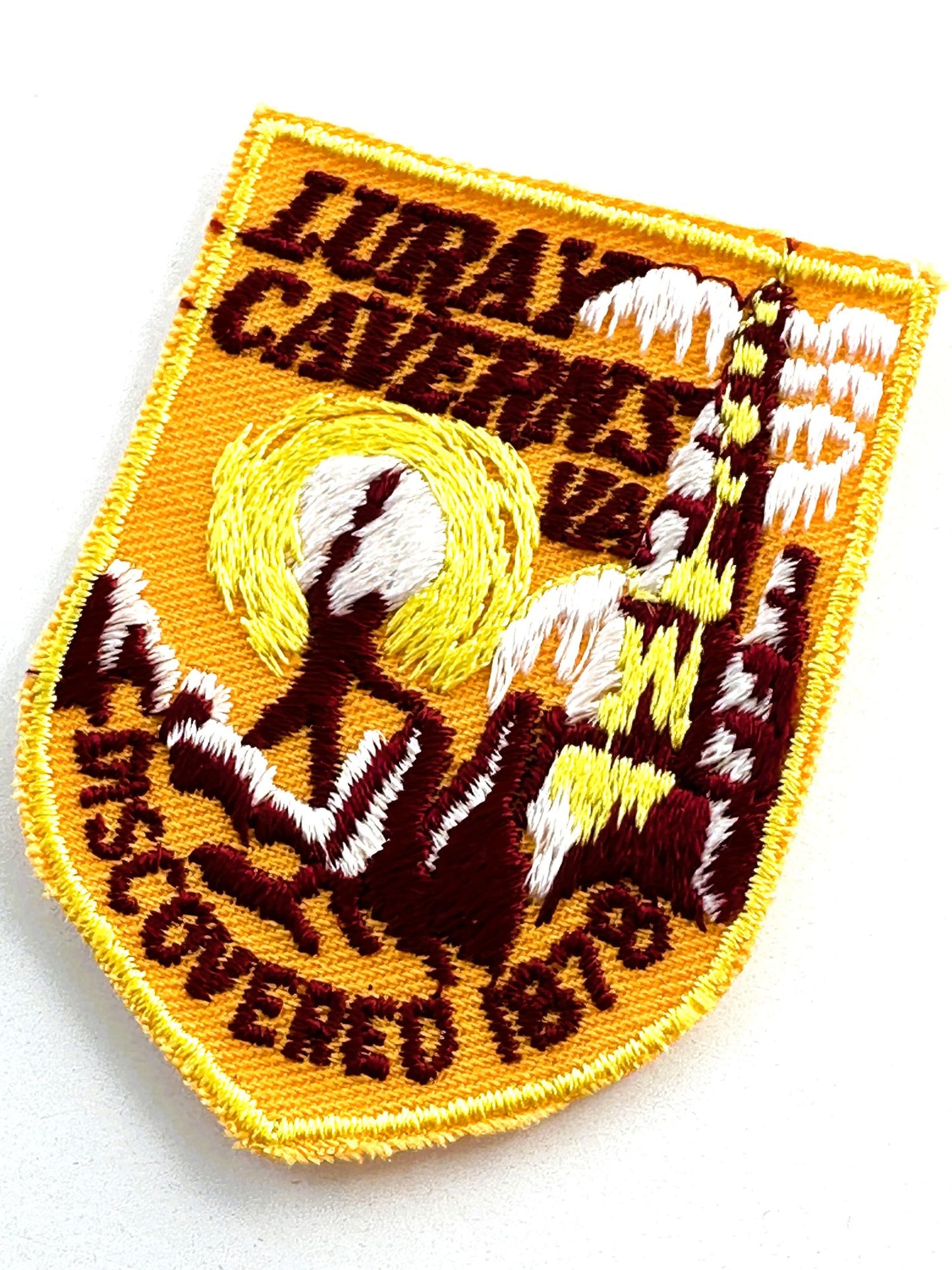Virginia Luray Caverns Vintage Patch