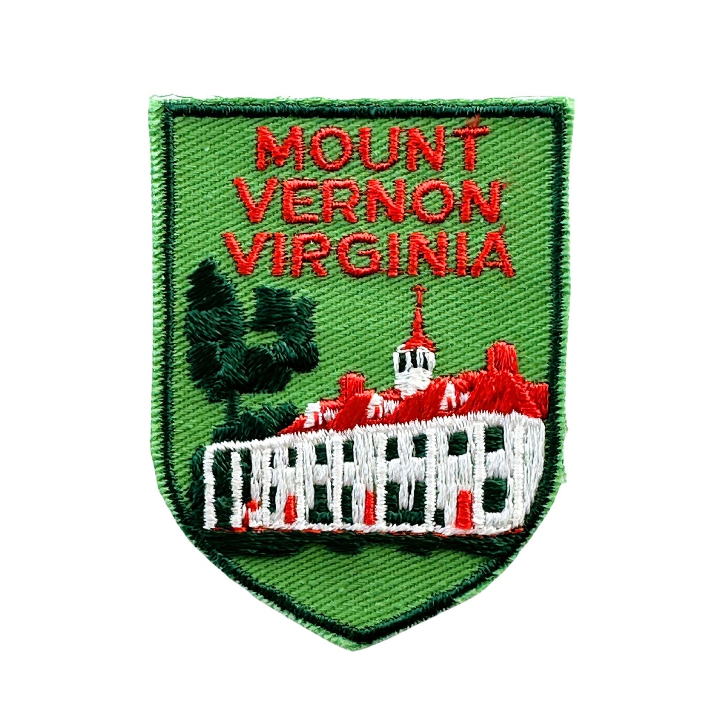 Virginia Mount Vernon Historic Vintage Patch
