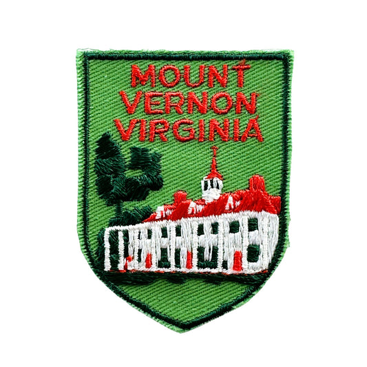 Virginia Mount Vernon Historic Vintage Patch