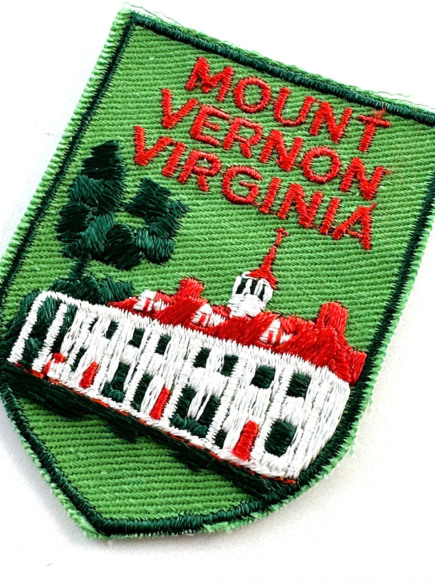 Virginia Mount Vernon Historic Vintage Patch