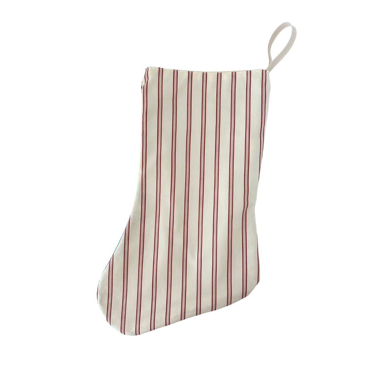 Virginia Mount Vernon Historic George Washington's Porch Vintage Hand Printed Linen Freshly Sewn Stocking
