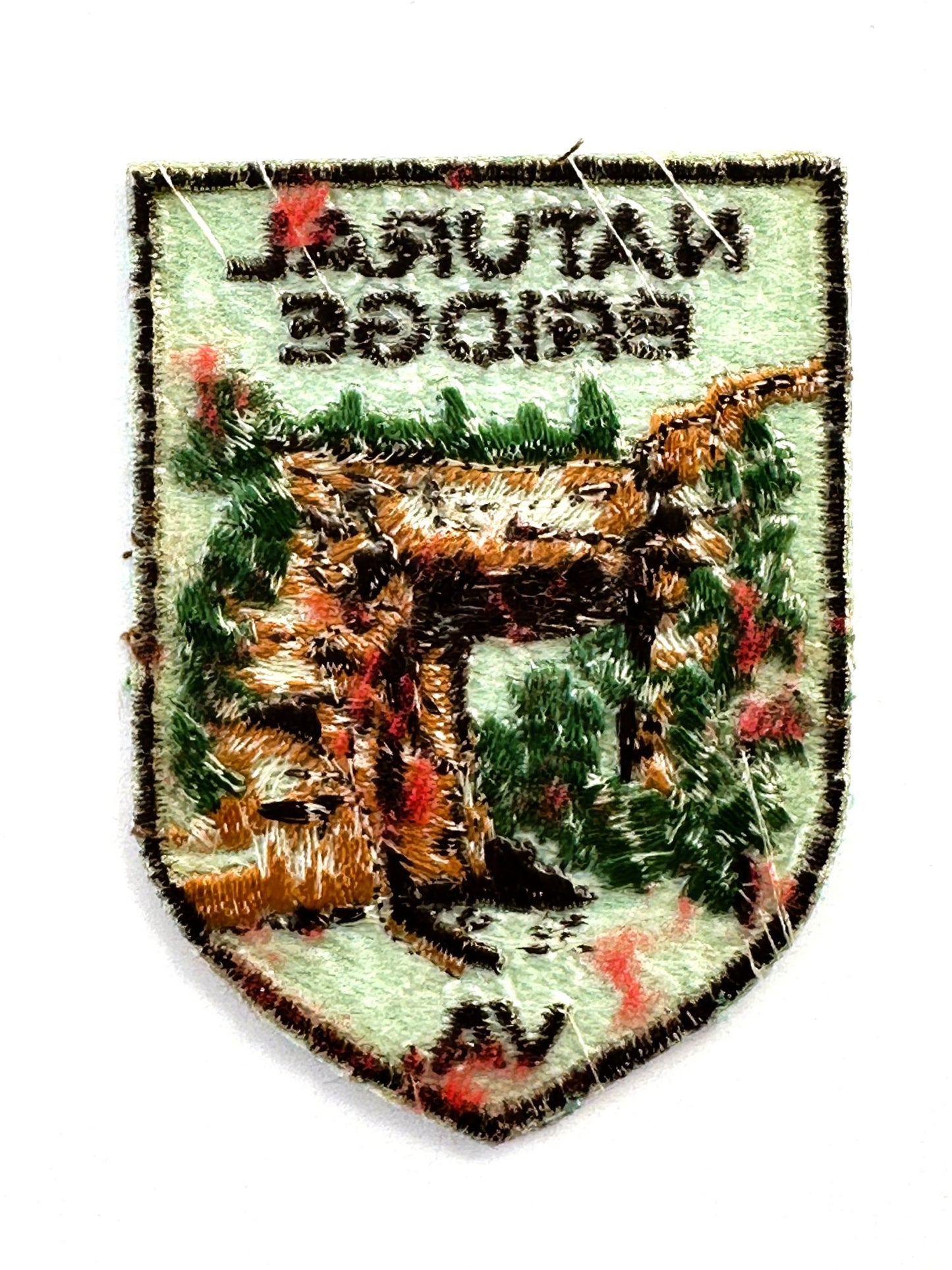 Virginia Natural Bridge Vintage Patch