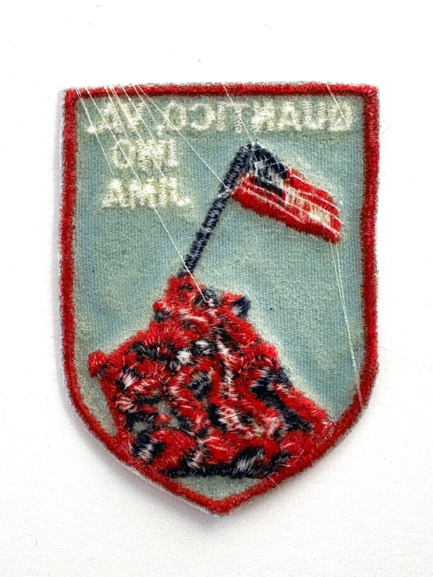 Virginia Quantico Iwo Jima Memorial American Flag Vintage Patch
