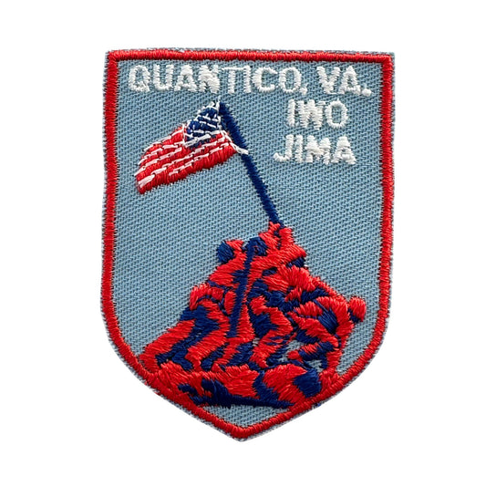 Virginia Quantico Iwo Jima Memorial American Flag Vintage Patch