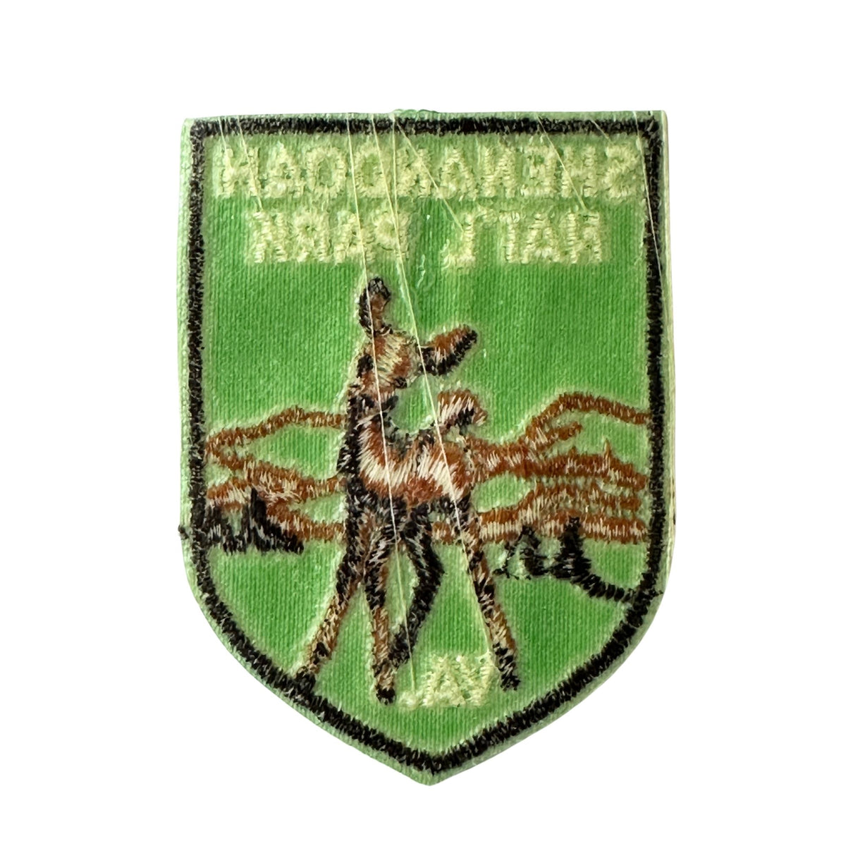 Virginia Shenandoah National Park Deer Green Vintage Patch