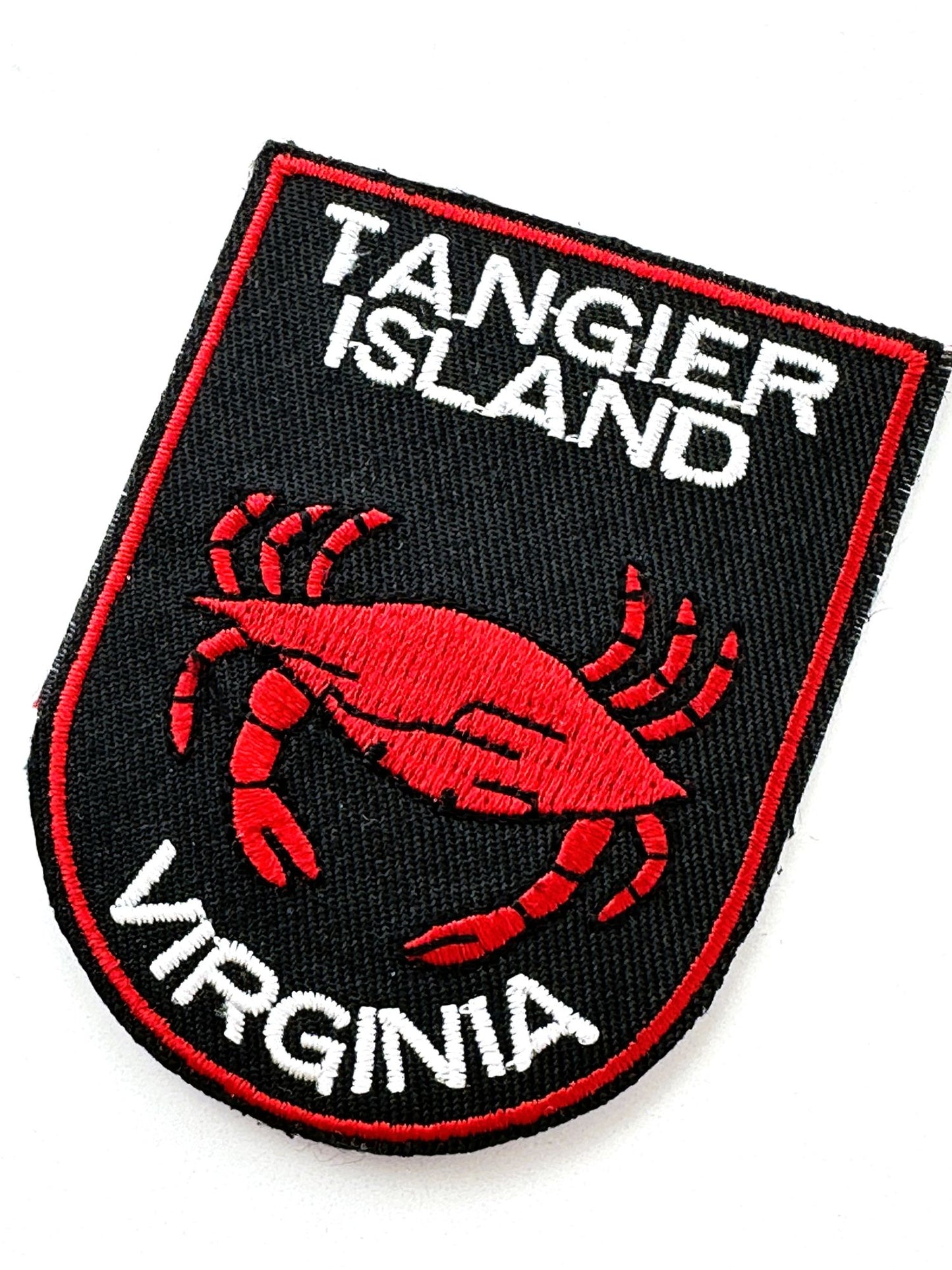 Virginia Tangier Island Red Crab Vintage Patch