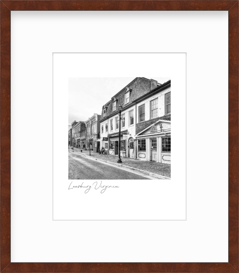 Virginia Leesburg Historic District Giclee Travel Print