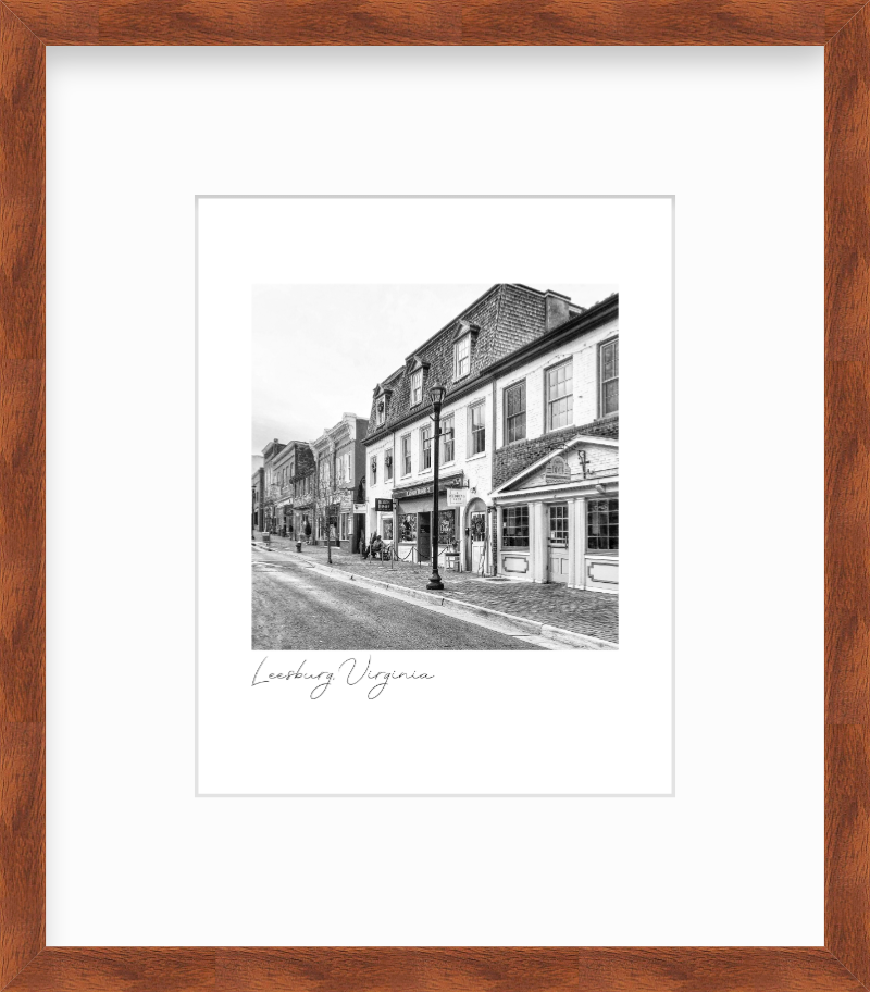 Virginia Leesburg Historic District Giclee Travel Print