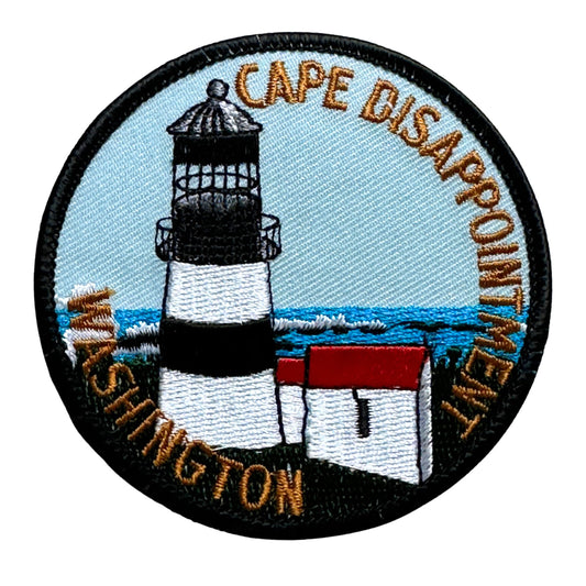 Washington Cape Disappointment State Park Lighthouse Vintage Patch