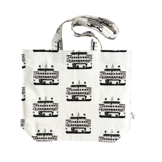 Washington Ferry Design Large Tote Bag
