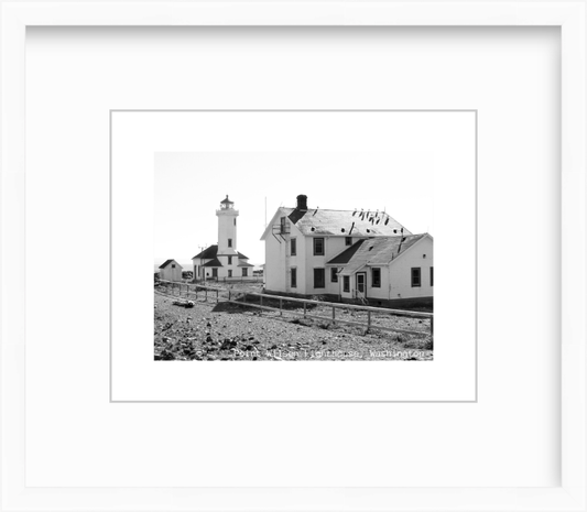 Washington Point Wilson Lighthouse Port Townsend Giclee Travel Print