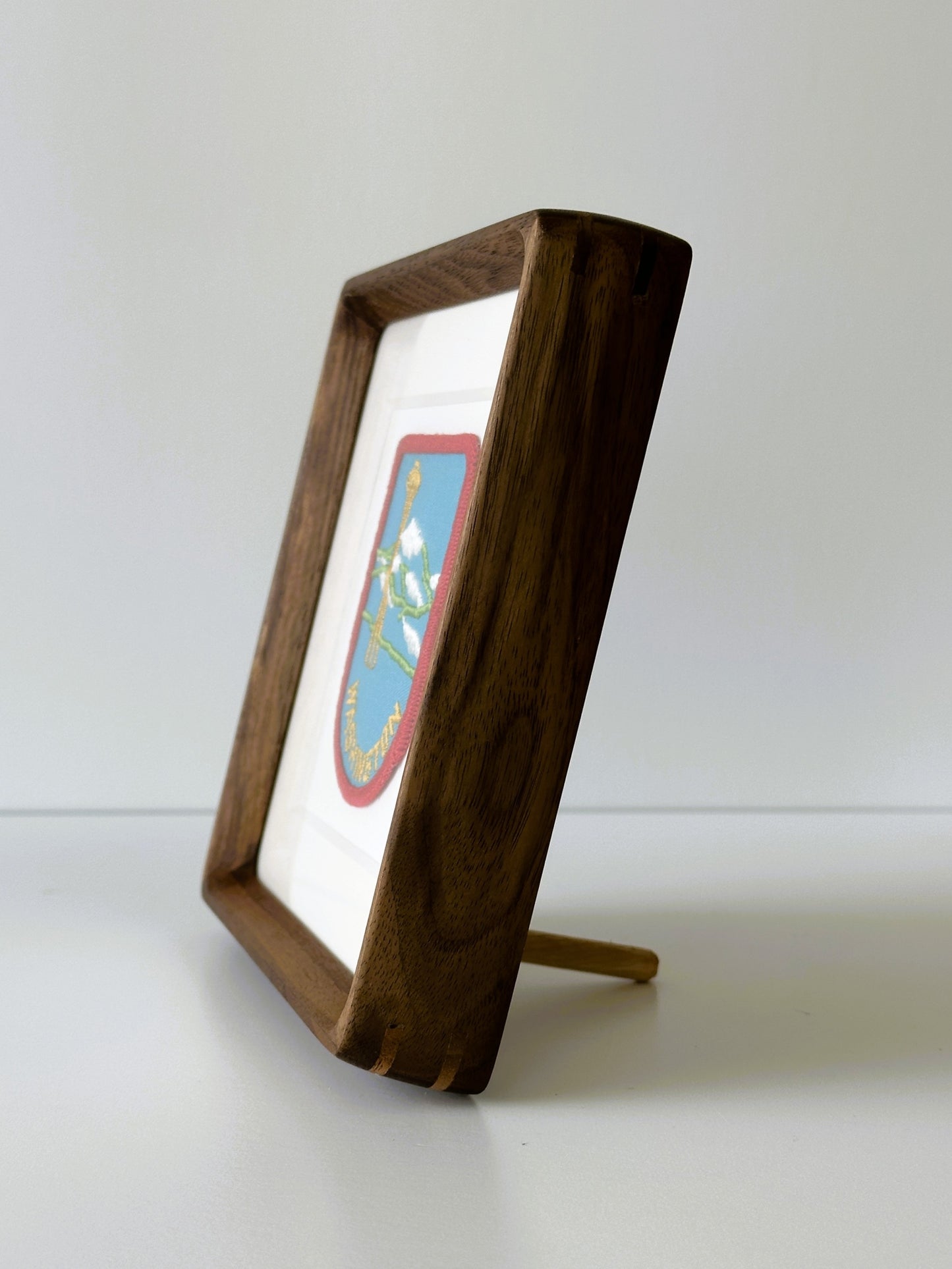 Washington State Space Needle Vintage Framed Travel Patch