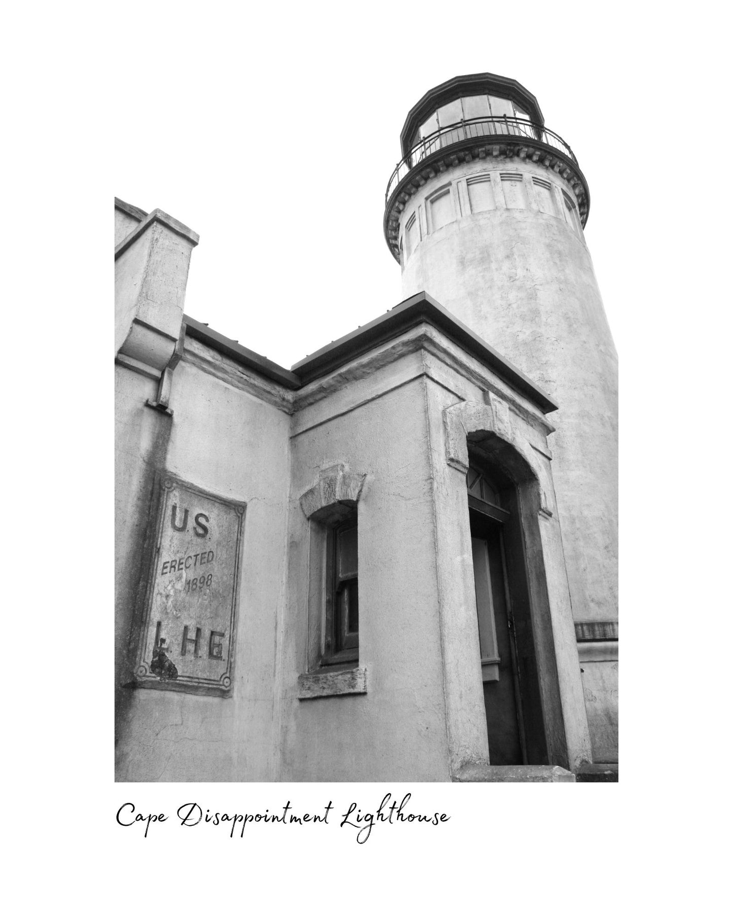 Washington Cape Disappointment Lighthouse Giclee Travel Print