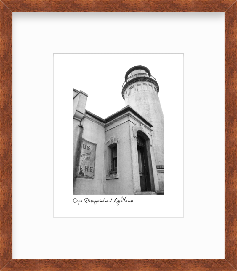 Washington Cape Disappointment Lighthouse Giclee Travel Print