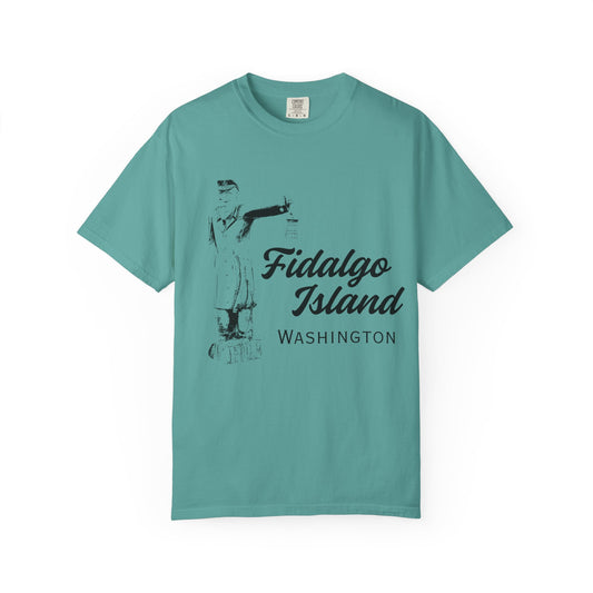 Washington Fidalgo Island Anacortes Old Salt Adult Unisex T-Shirt Seafoam Green